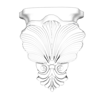 欧式石膏雕花su模型