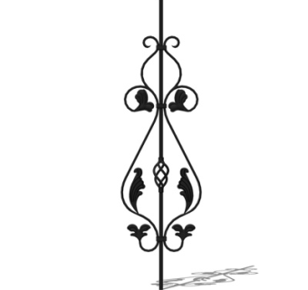 欧式铁艺雕花su模型