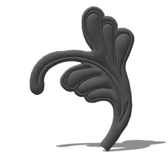 欧式铁艺雕花su模型