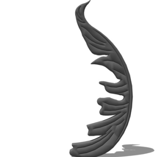 欧式铁艺雕花su模型