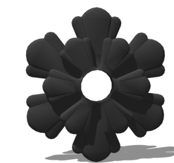 欧式铁艺雕花su模型