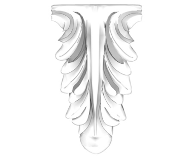 欧式石膏雕花su模型