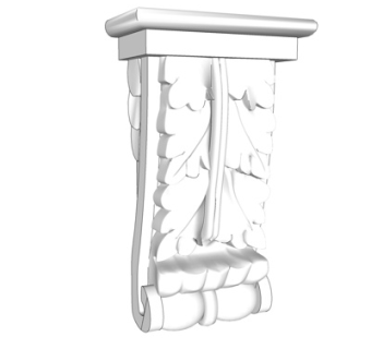 欧式石膏雕花su模型