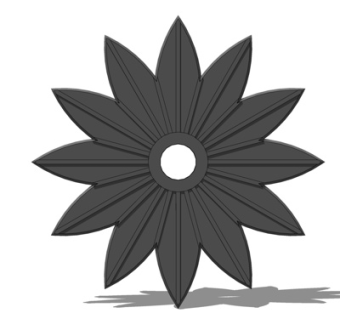 欧式铁艺雕花su模型