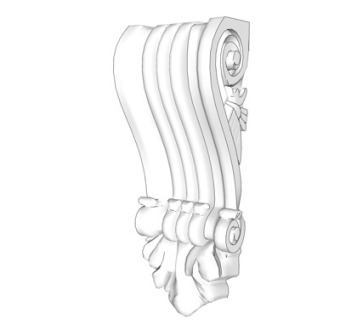 欧式石膏雕花su模型