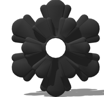 欧式铁艺雕花su模型