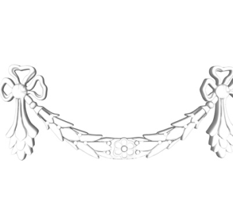 欧式石膏雕花su模型