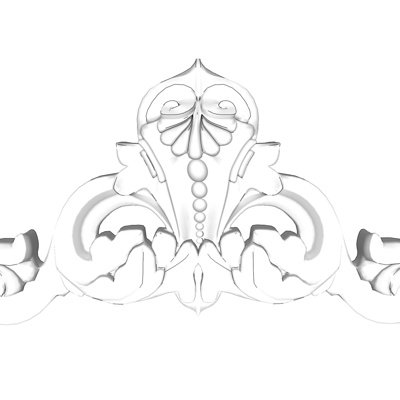 欧式石膏雕花su模型