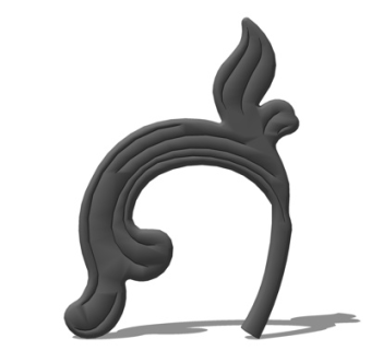 欧式铁艺雕花su模型