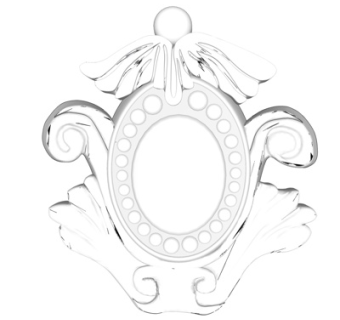 欧式石膏雕花su模型