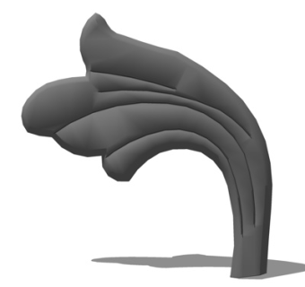 欧式铁艺雕花su模型