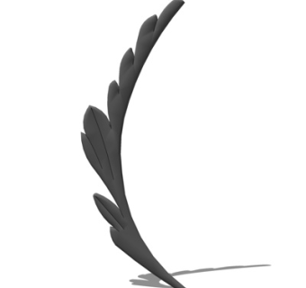 欧式铁艺雕花su模型