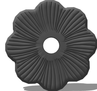 欧式铁艺雕花su模型