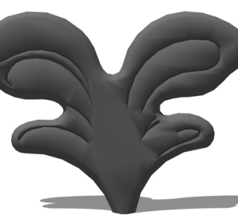 欧式铁艺雕花su模型