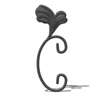 欧式铁艺雕花su模型