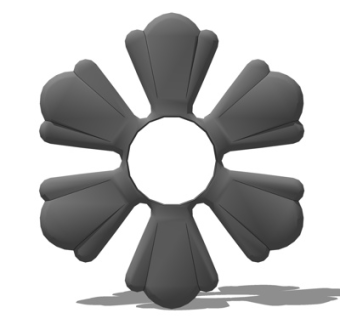 欧式铁艺雕花su模型