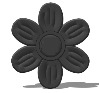 欧式铁艺雕花su模型