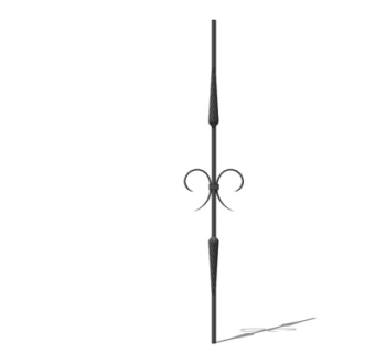 欧式铁艺护栏su模型