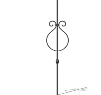 欧式铁艺护栏su模型