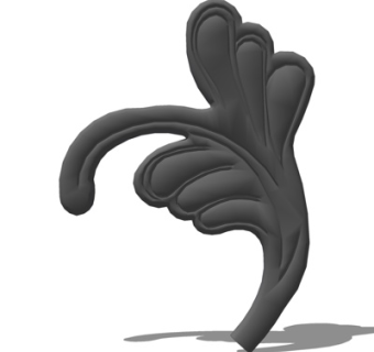 欧式铁艺雕花su模型