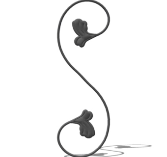 欧式铁艺雕花su模型