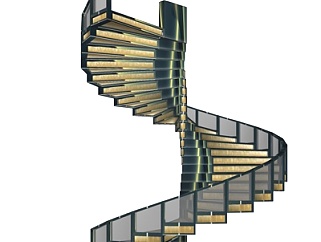 现代<em>旋转楼梯su模型</em>