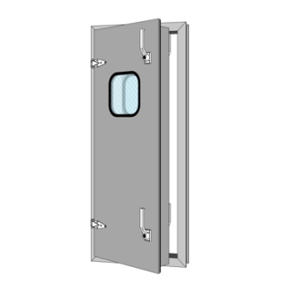 现代防火门su模型