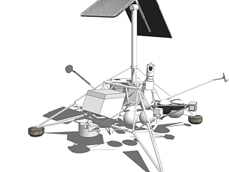 现代太空探索车su模型
