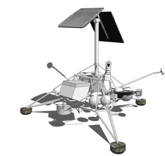 现代太空探索车su模型