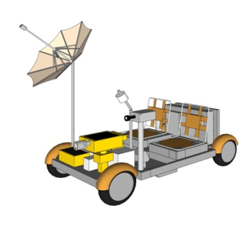 现代太空探索车su模型