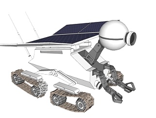 现代太空探索车su模型