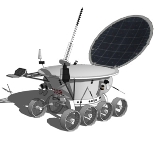 现代太空探索车su模型