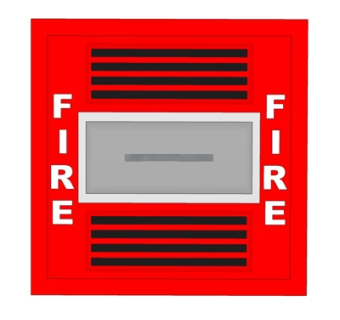 现代火警报警按钮su模型