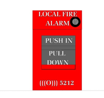 现代火警报警按钮su模型