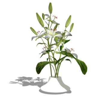 现代装饰品su模型