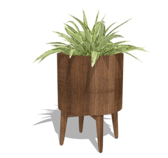 现代装饰品su模型