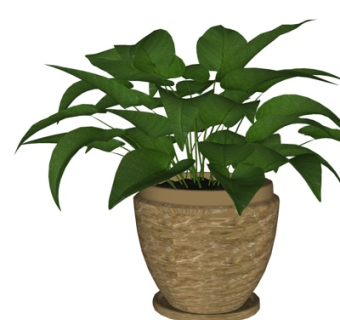 现代装饰品su模型