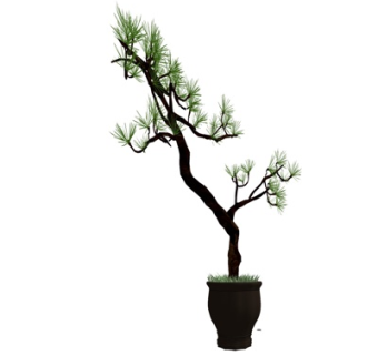 新中式装饰品su模型