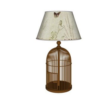 新中式台灯su模型