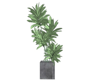 现代装饰品su模型