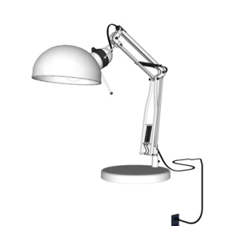 现代台灯su模型