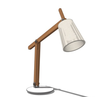 现代台灯su模型