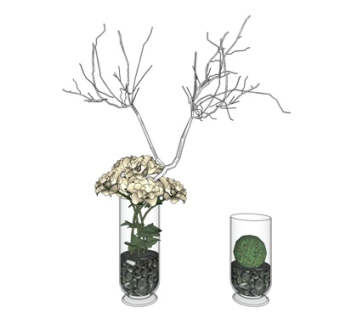 现代装饰品su模型