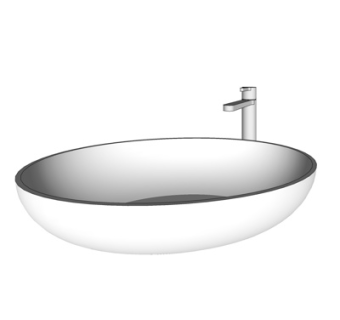 现代洗手盆su模型