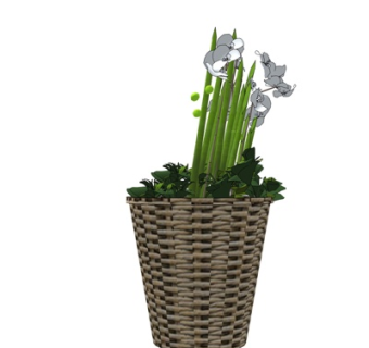 现代装饰品su模型