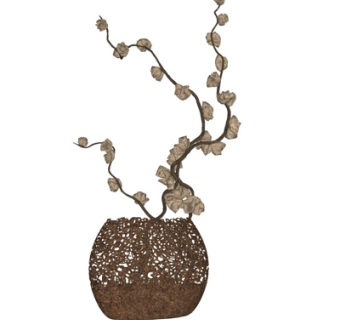 现代镂空花瓶su模型