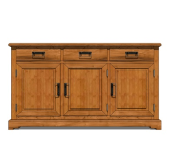 中式边柜su模型