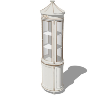 简欧装饰柜su模型