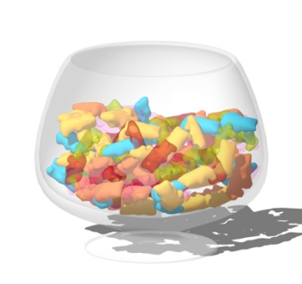 现代糖果su模型