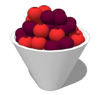 现代水果su模型